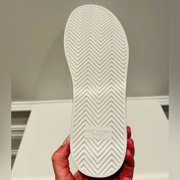Brand new SAINT LAURENT Canvas and Leather Sneakers - Picture 6 of 8